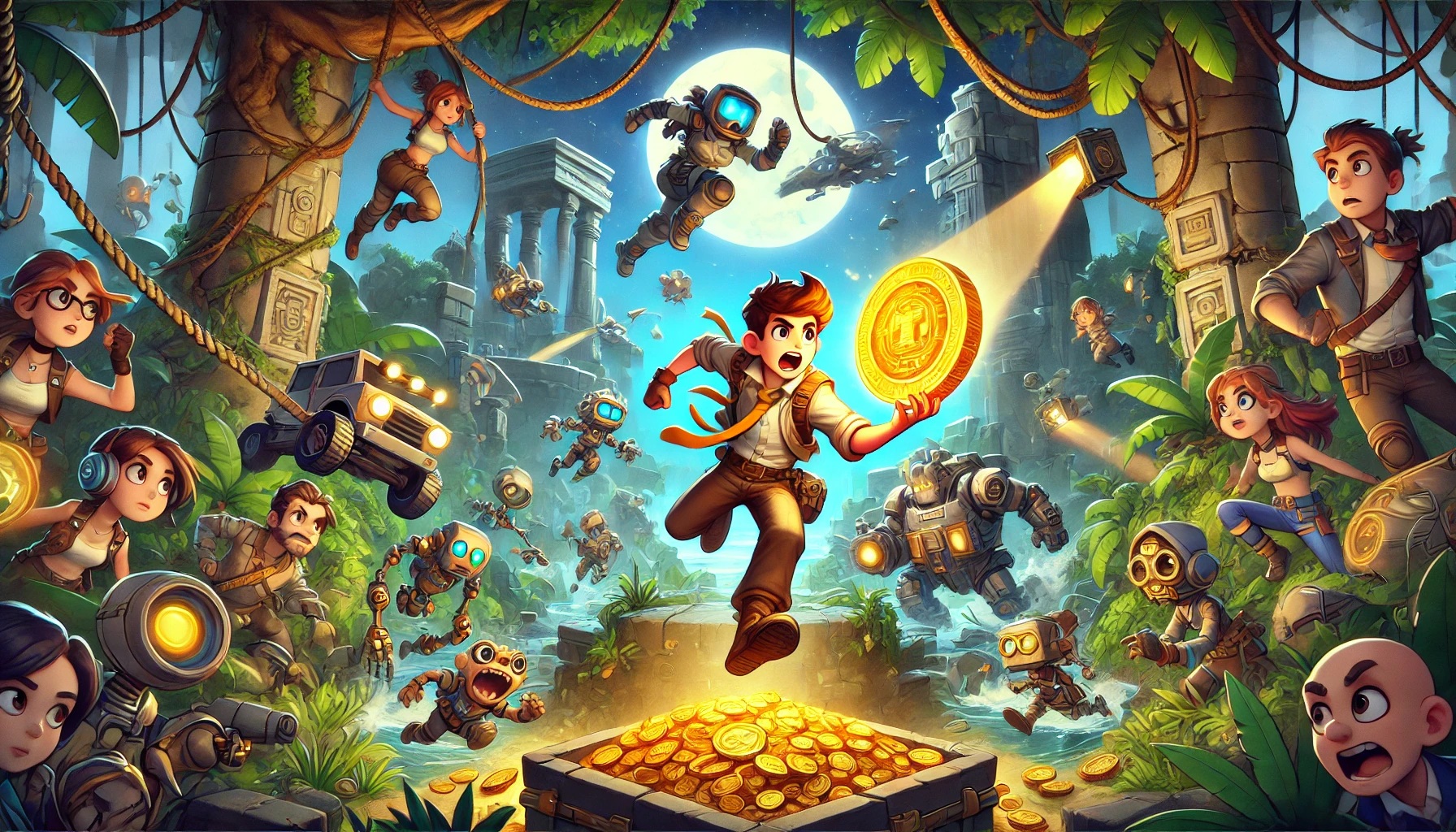 Captura del juego Treasure Quest GO en acción